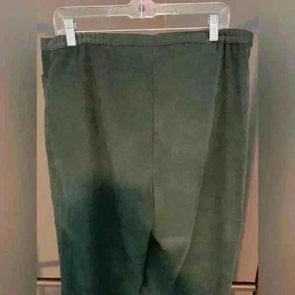 CJ Banks Women's Forest Green dress pants trouser slacks size 14W - Picture 2 of 7